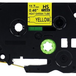 Taśma termokurczliwa AHSe-631 zamiennik Brother HSe-631 HS631 żółta/ czarny nadruk
