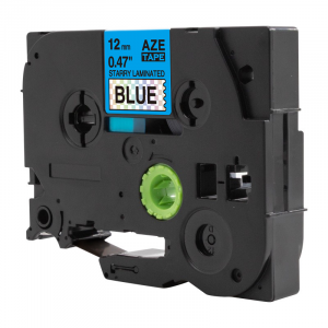 Taśma AZe-531LT zamiennik Brother 12mm niebieska deco/ czarny nadruk