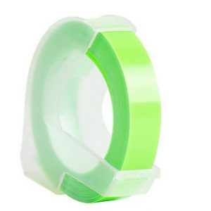 Taśma 3D zamiennik Dymo zielona fluo 12mm