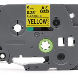 Taśma AZe-FX621 zamiennik Brother TZe-FX621 TZFX621 żółta/ czarny nadruk elastyczna