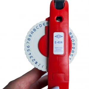 Wytłaczarka E-404 czerwona (obsługa 9 i 12mm)