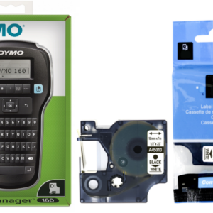 Drukarka Dymo LabelManager LM160 + 45013 12mm biała/czarny