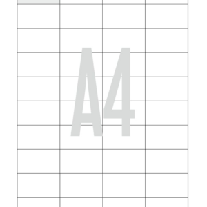 Arkusz A4 etykiet samoprzylepnych 52,5×29,7mm 4000 szt. naklejek